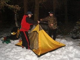 Палатка, важная и одна из главных вещей в походе.